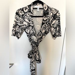 Diane Von Furstenberg wrap top
